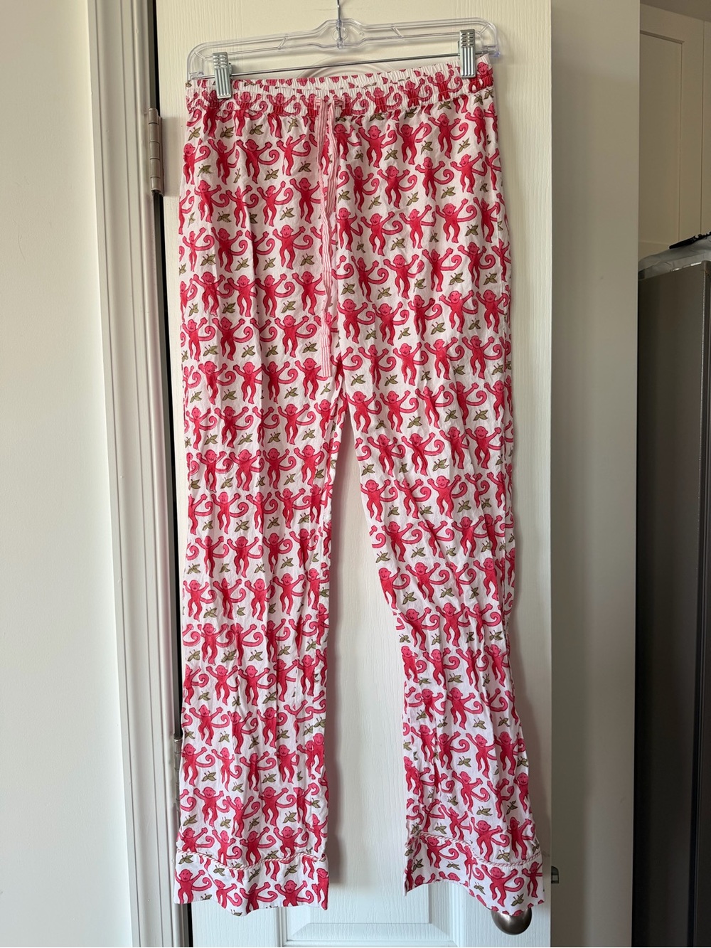 Roller Rabbit Pink Monkey Print Pajama Set - Picture 6 of 9